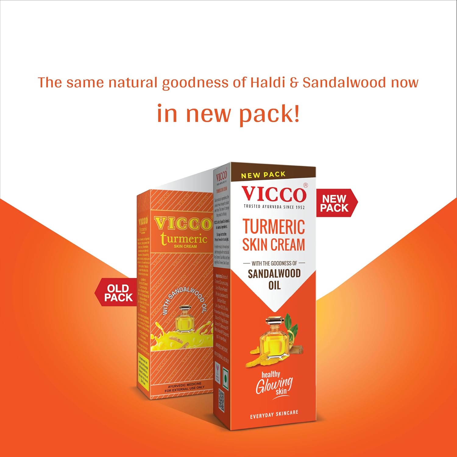 Vicco Turmeric Skin Cream | India's Original Ayurvedic Haldi Cream for Glowing & Clear Skin - Swadesiicart