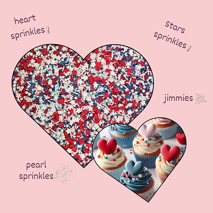 Confect Patriotic Sprinkles for Decoration 05