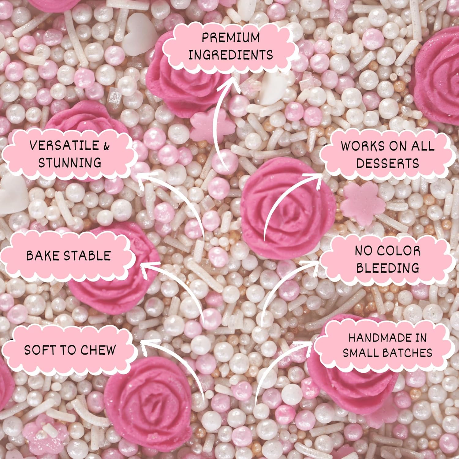Confect Mother's Day Sprinkles for Decoration 01