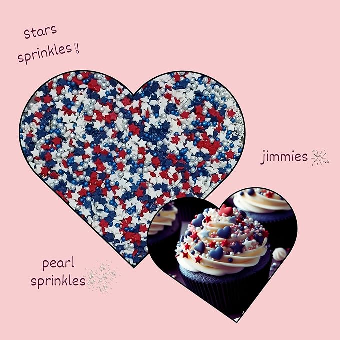 Confect Patriotic Sprinkles for Decoration 06