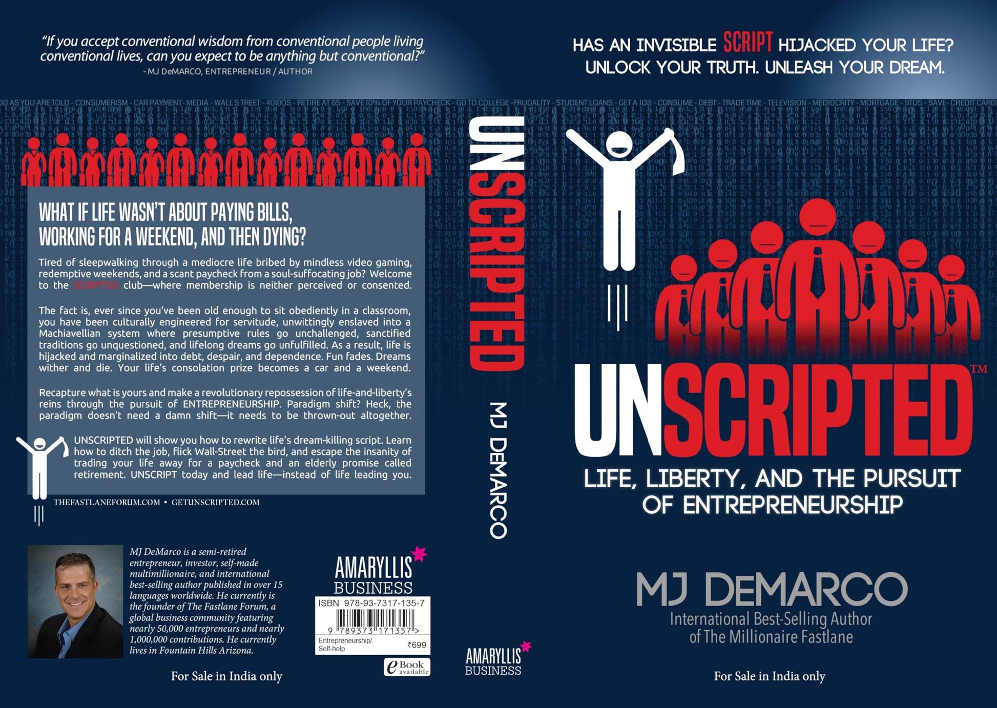Unscripted: Life, Liberty, And The Pursuit Of Entrepreneurship (English)  Grab2Buy Generic Grab2Buy