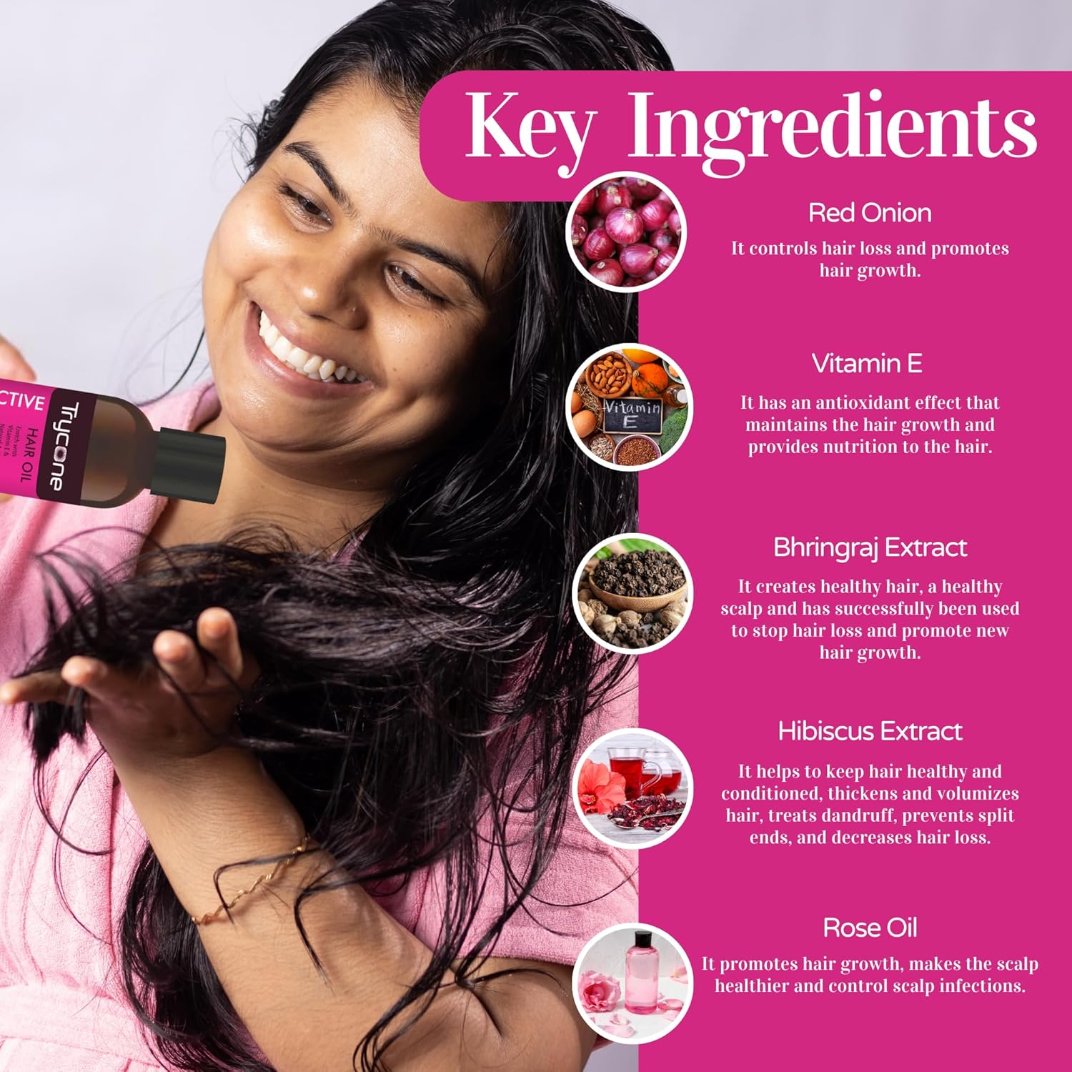 Trycone Onion Hair Oil  Grab2Buy Trycone Grab2Buy
