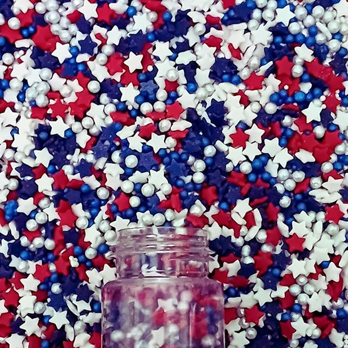 Confect Patriotic Sprinkles for Decoration 06