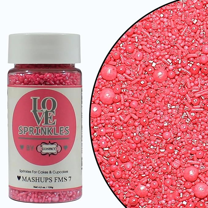 Confect Hot Pink | Sprinkles Bottle for Decoration Bottle