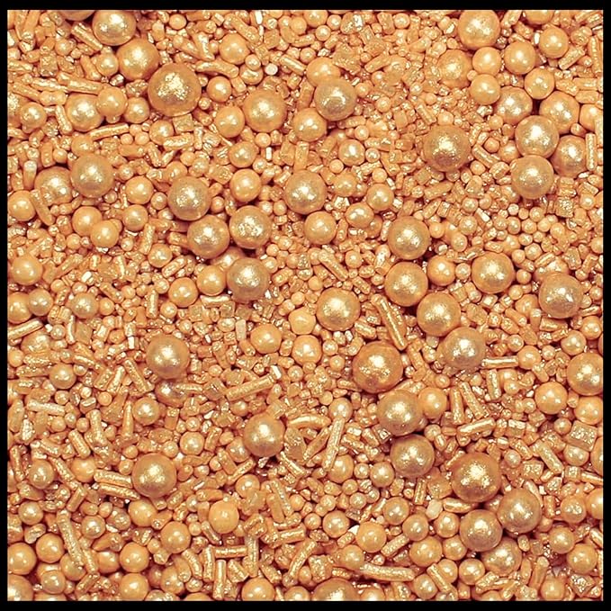Confect Champagne Gold | Sprinkles Bottle for Decoration Bottle