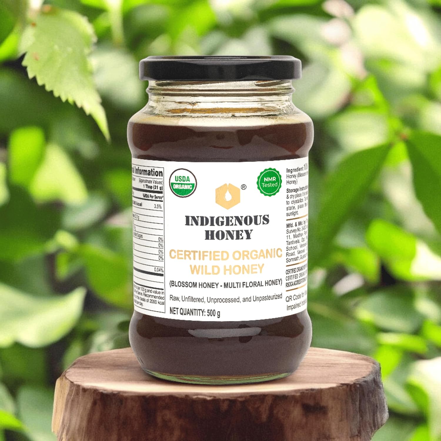 Indigenous Honey Raw Organic Honey Unprocessed Unfiltered Unpasteurized Pure Natural Original Honey 