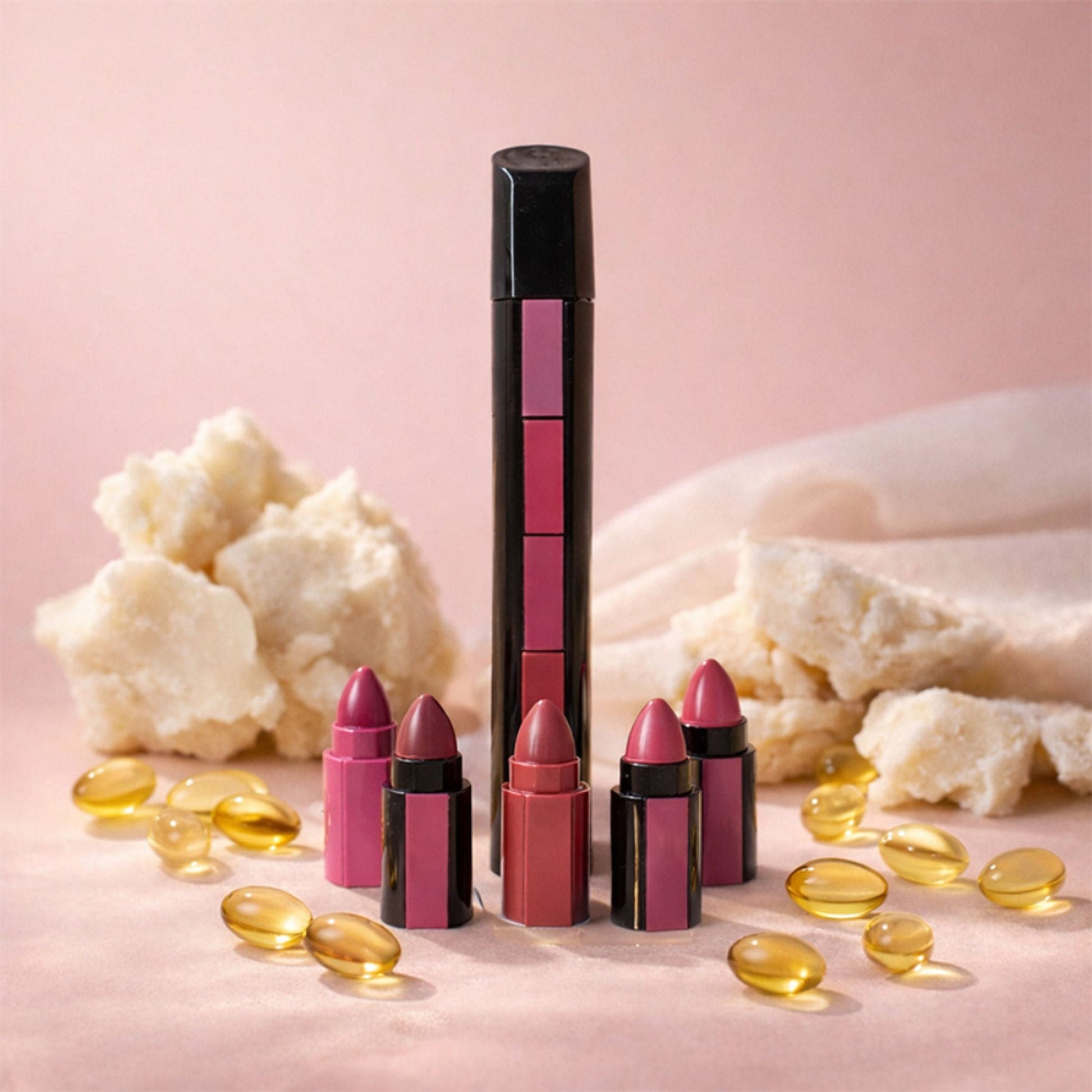 CUFFS N LASHES Penta 5 In 1 Matte Lipstick - 01 Nude