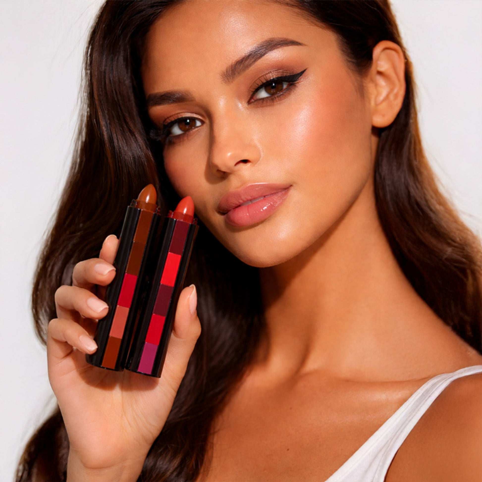 CUFFS N LASHES Penta 5 In 1 Matte Lipstick - 01 Nude