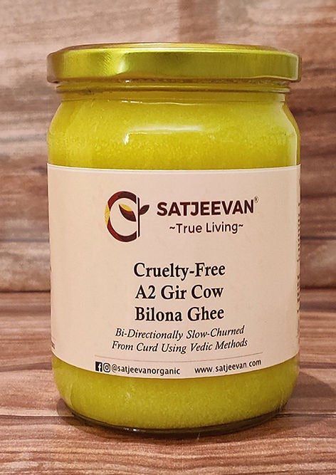 Satjeevan A2 Gir Cow Bilona Ghee | Pure A2 Gir Cow Bilona Ghee | 100% Gir Cow Ghee | Traditional Cow Ghee 