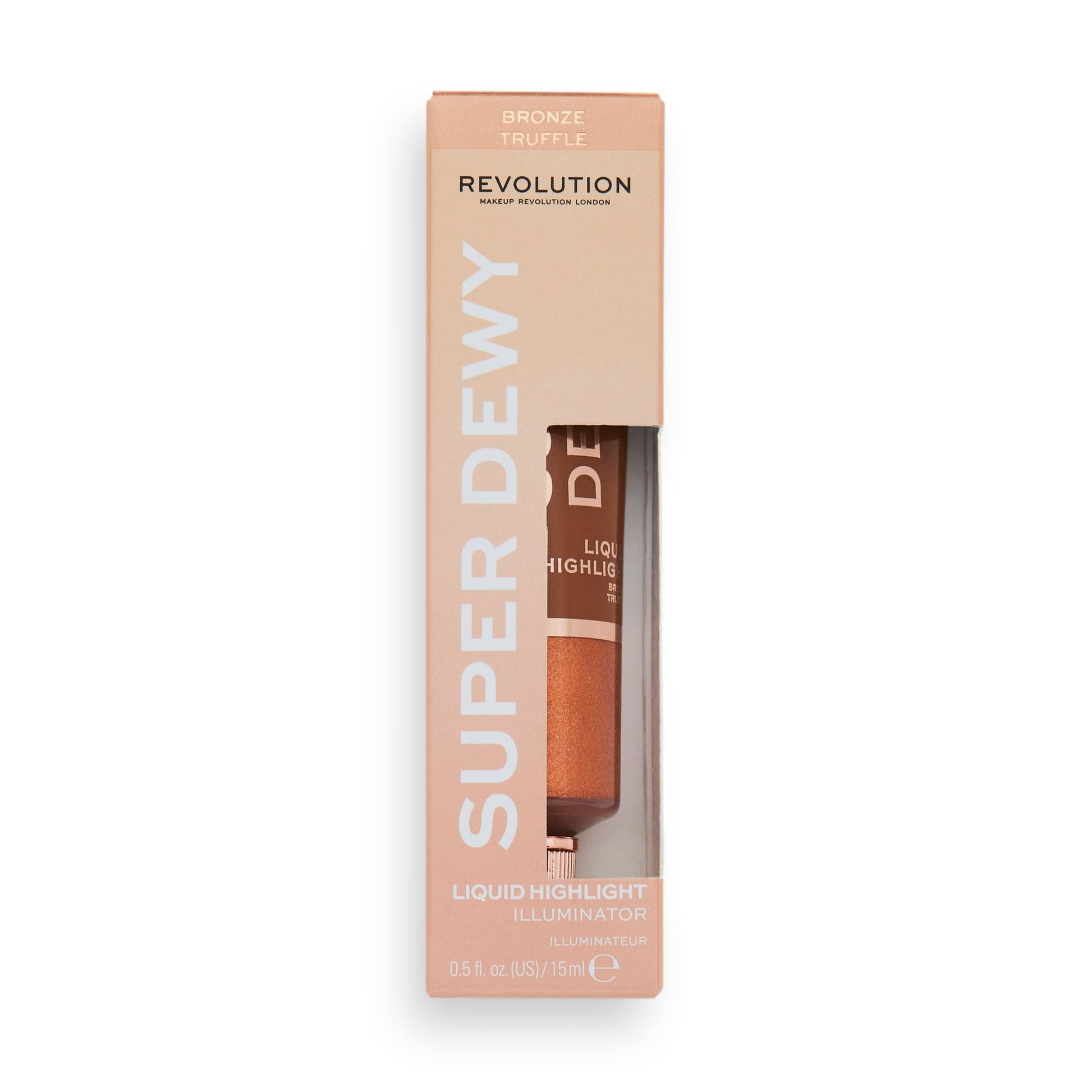 Makeup Revolution Superdewy Liquid Highlighter - Bronze Truffle