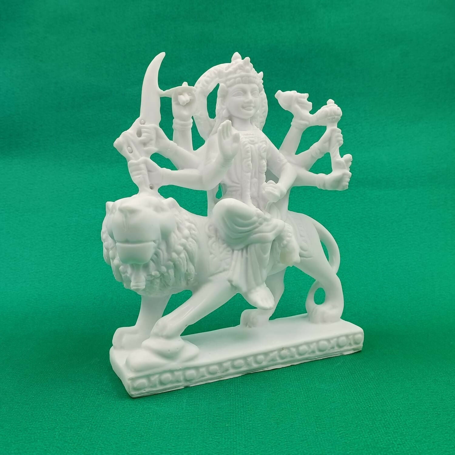 Craftvatika Marble Dust Maa Durga Idol - Grab2buy