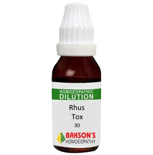 Bakson's Homeopathy Rhus Tox Dilution 