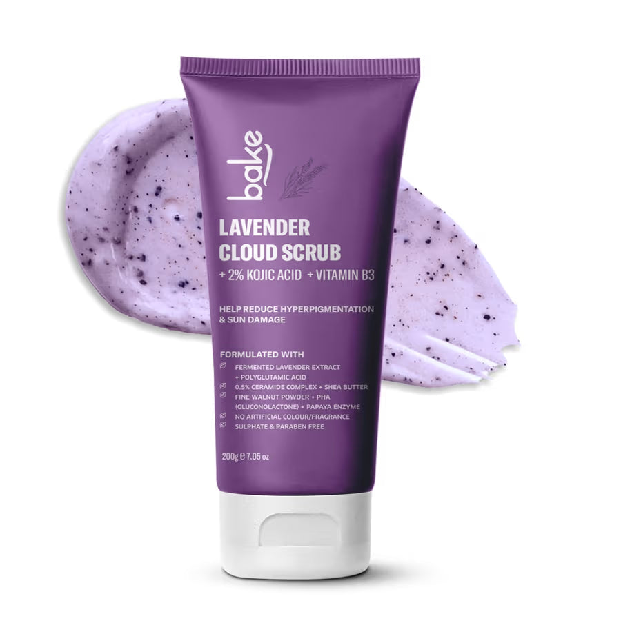 Bake 2% Kojic Acid Lavender Smoothie Body Scrub  Grab2Buy Bake Grab2Buy