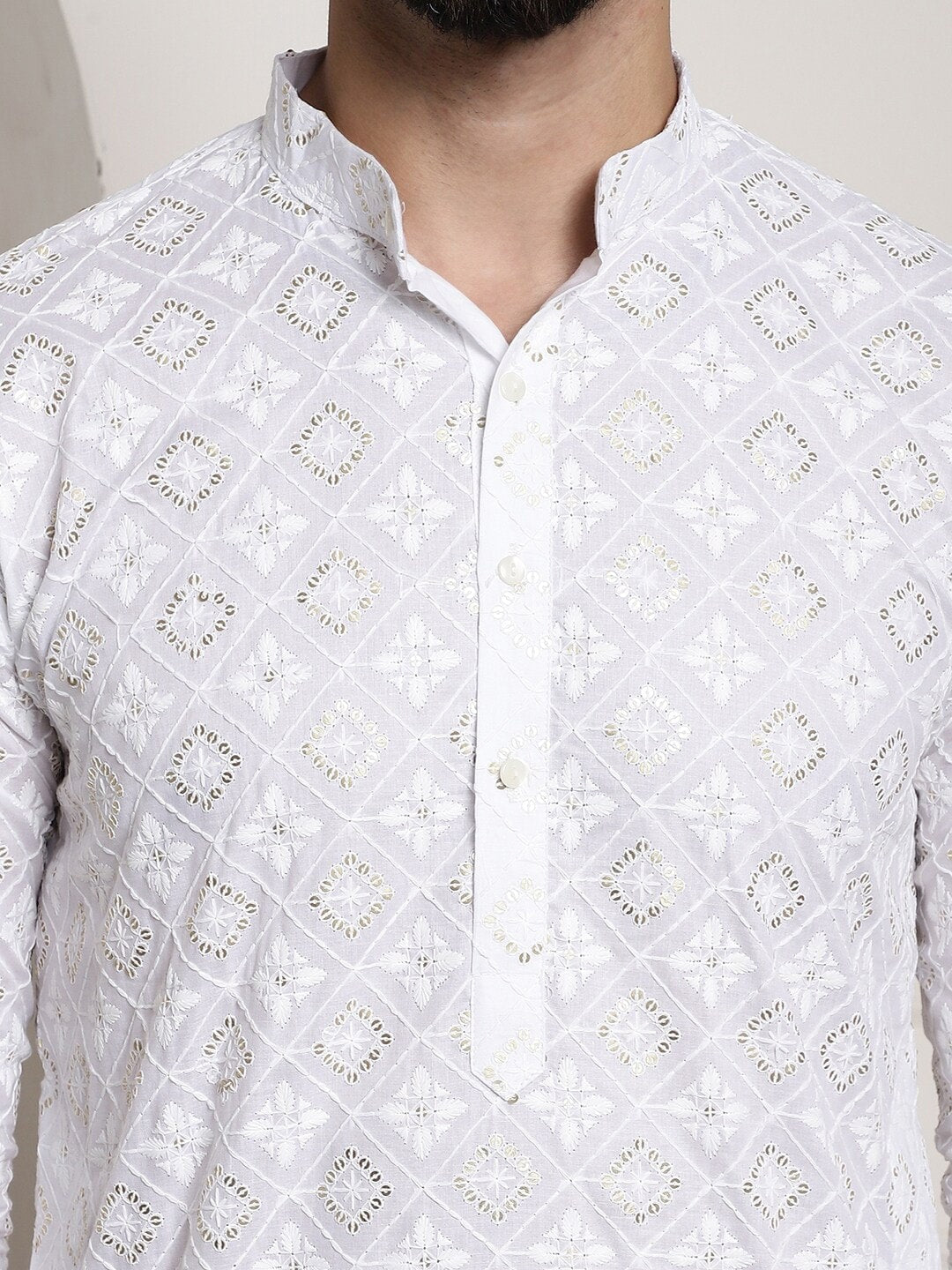 Sojanya Printed Chikankari Kurta 