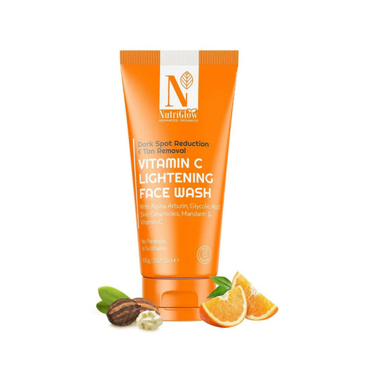 Nutriglow Advanced Organics Vitamin C Lightening Face Wash - Grab2buy