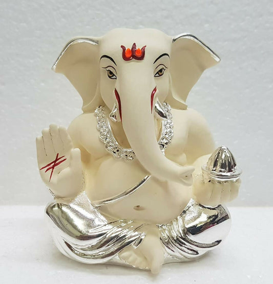 Gold Art India Ceramic Ganesh Idol - Grab2buy