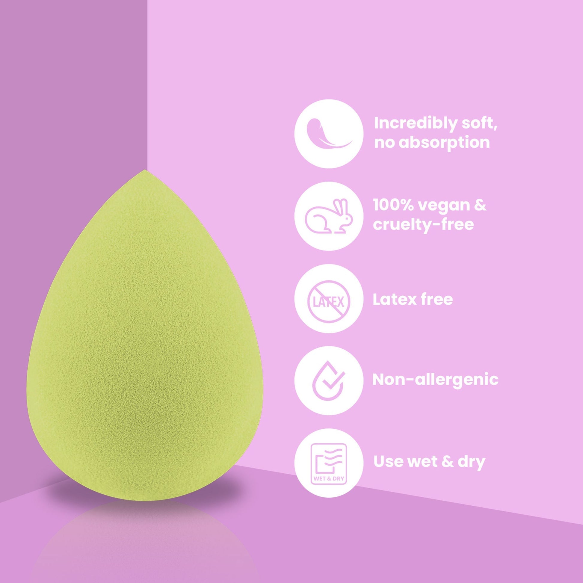 Miss Claire Beauty Blender - Bubblegum | Swadesiicart