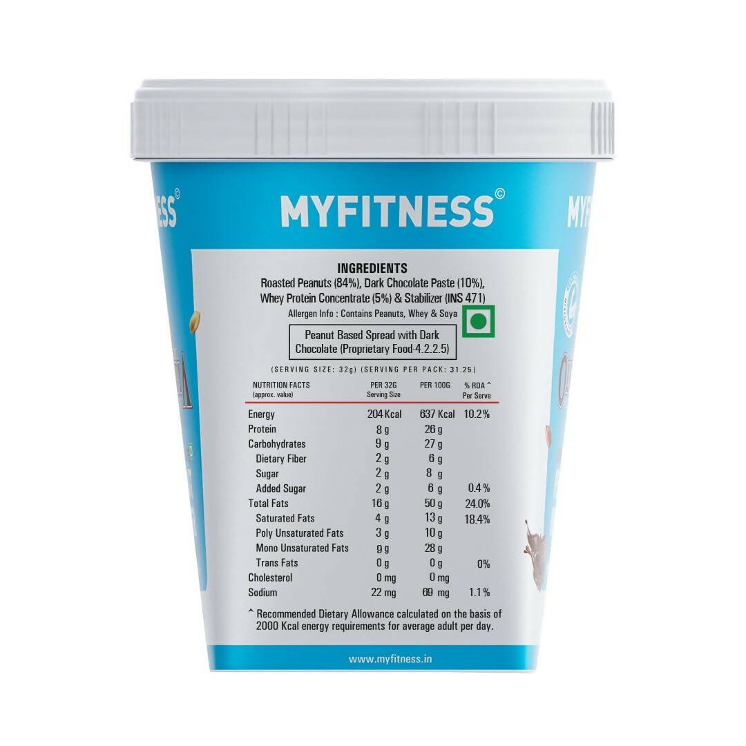 Myfitness High Protein Dark Chocolate Peanut Butter Smooth - Grab2buy