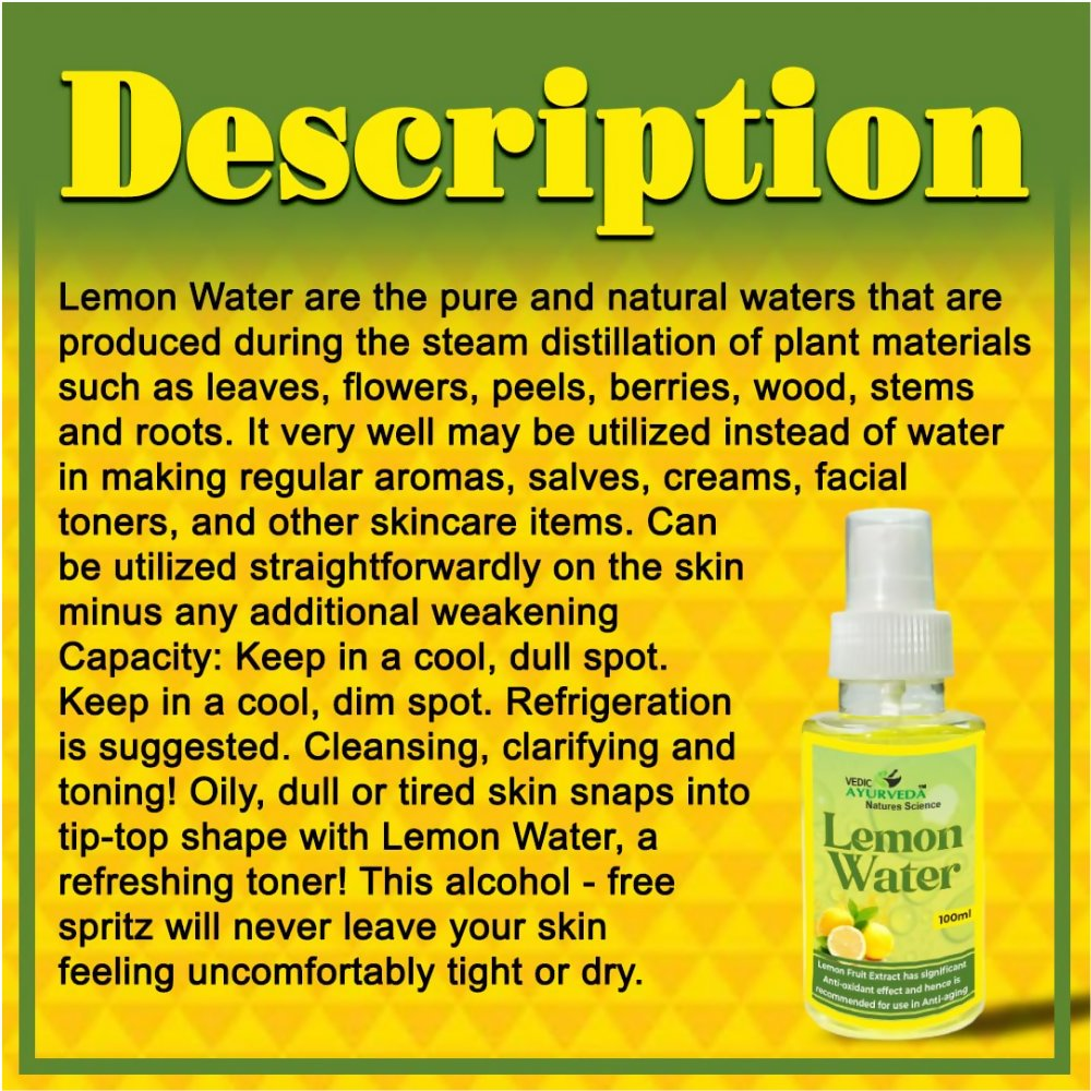 VedicAyurveda Lemon Skin Toner  Grab2Buy VedicAyurveda Grab2Buy