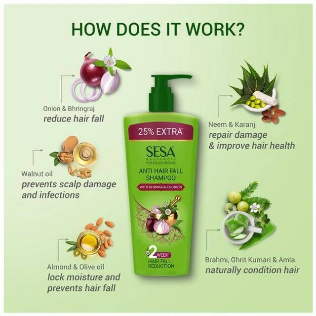 Sesa Ayurvedic Anti-Hair Fall Onion Shampoo - Grab2buy