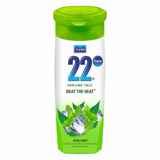 VI-JOHN 22 Degree Cooling Talc Beat the Heat Neem and Mint  Grab2Buy VI-JOHN Grab2Buy