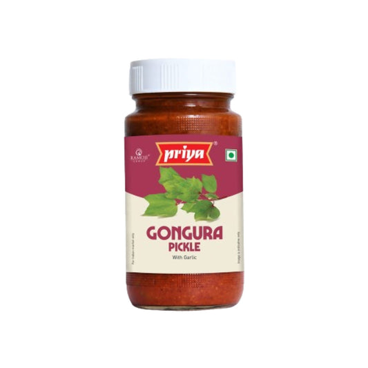 Priya Gongura Pickle with Garlic - Grab2buy