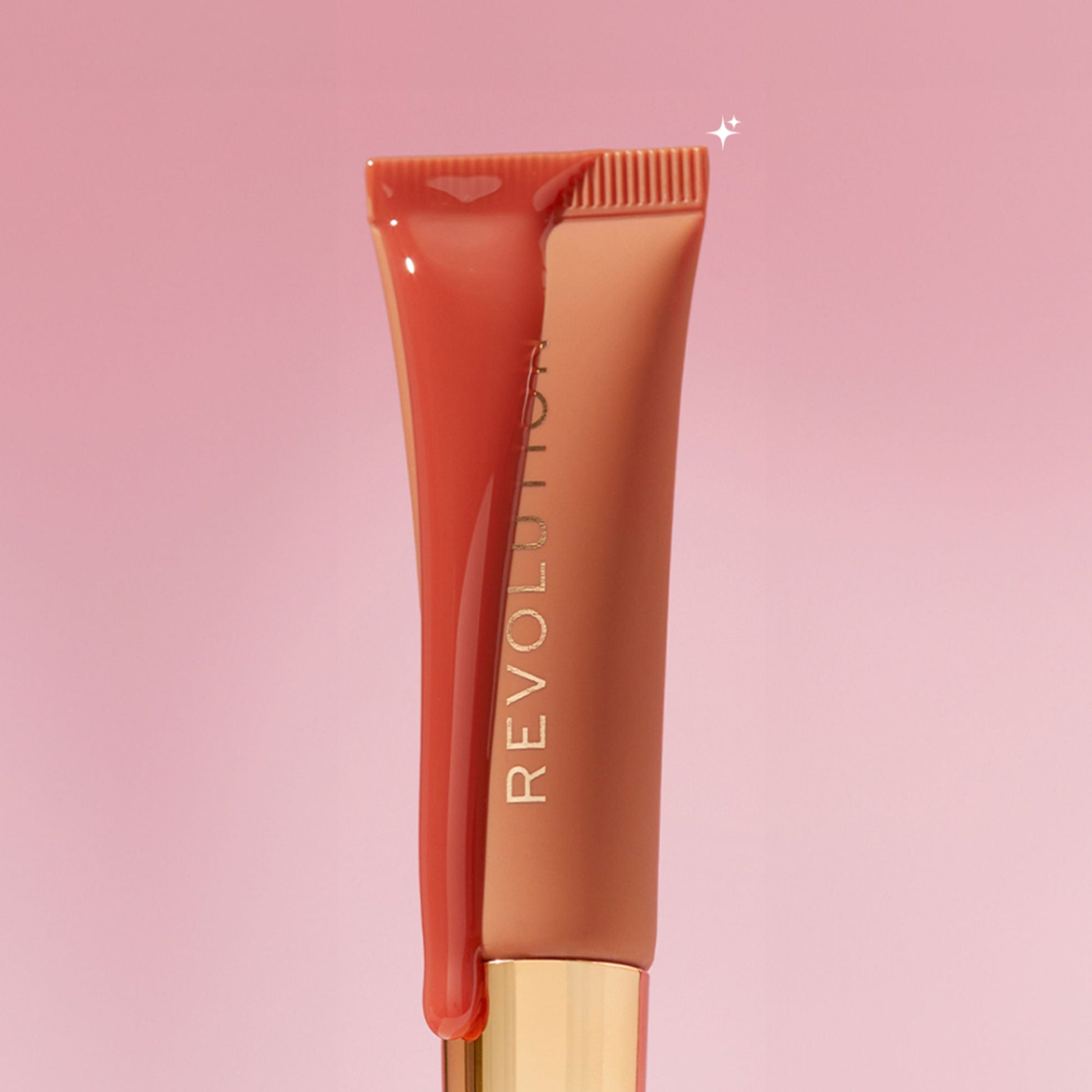 Makeup Revolution Juicy Peptide Lip Balm - Nude Spice