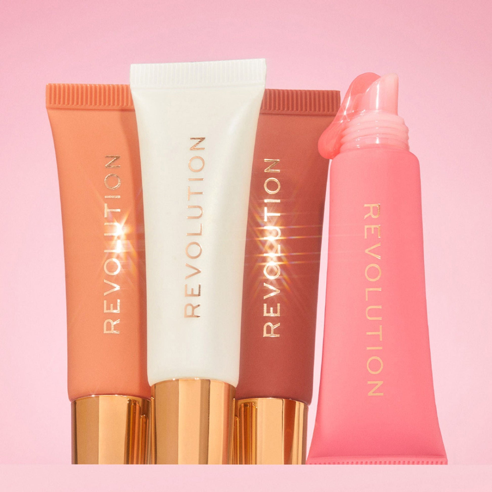 Makeup Revolution Juicy Peptide Lip Balm - Clear Ice