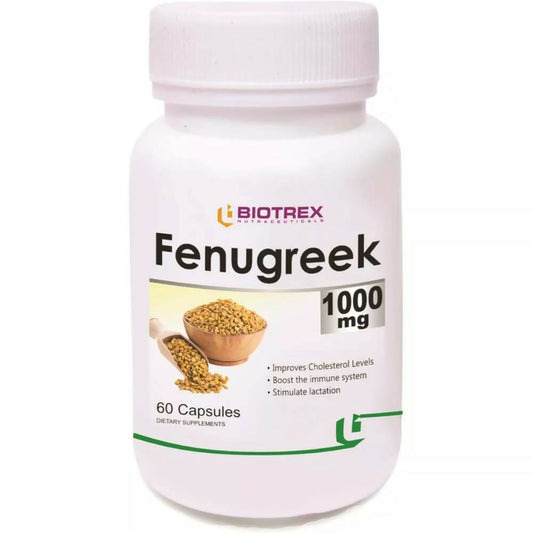 Biotrex Fenugreek 1000mg Capsules 