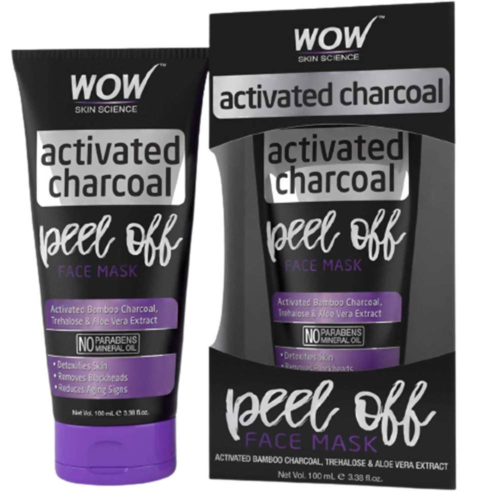 Wow Skin Science Activated Charcoal Peel Off Face Mask  Grab2Buy Wow Skin Science Grab2Buy