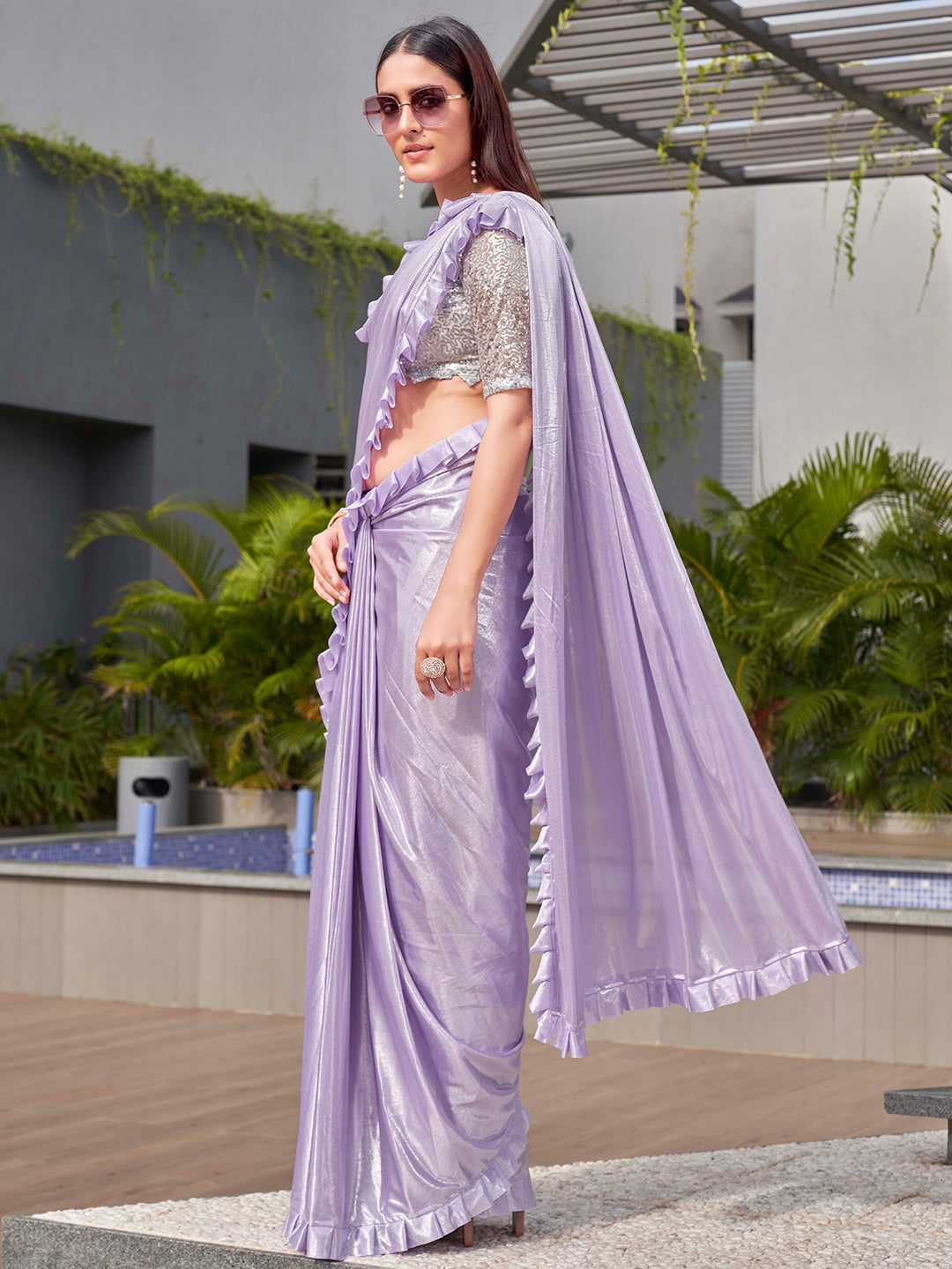 Tikhi Imli Lavender Embellished Grab2Buy 