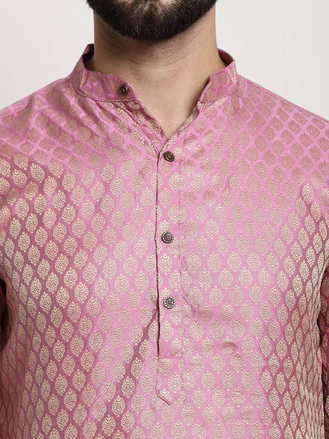 Sojanya Ethnic Motifs Woven Design Straight Kurta With Churidar 