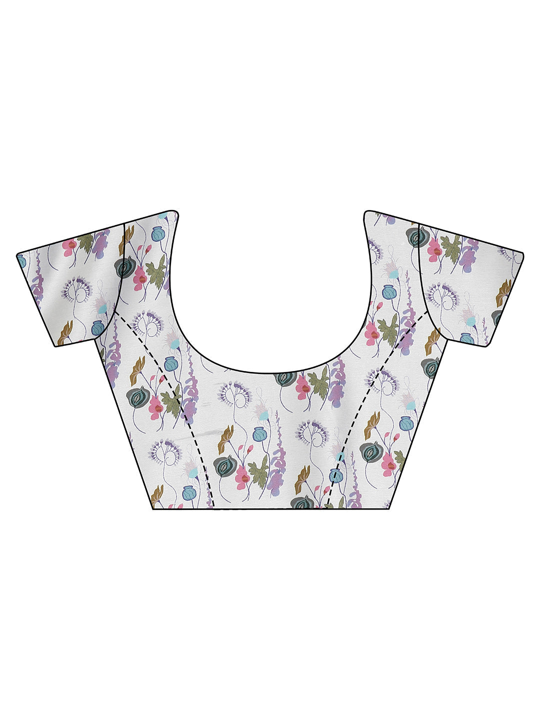Tikhi Imli White Floral Printed Grab2Buy 