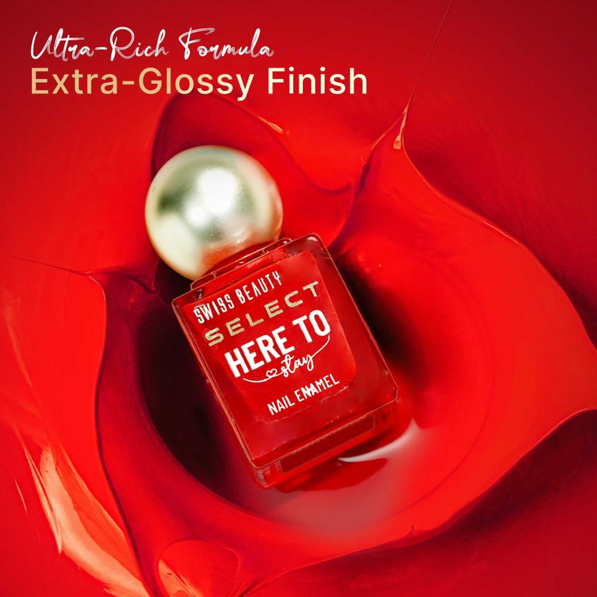 Swiss Beauty Select Here To Stay Nail Enamel - Wild Pink