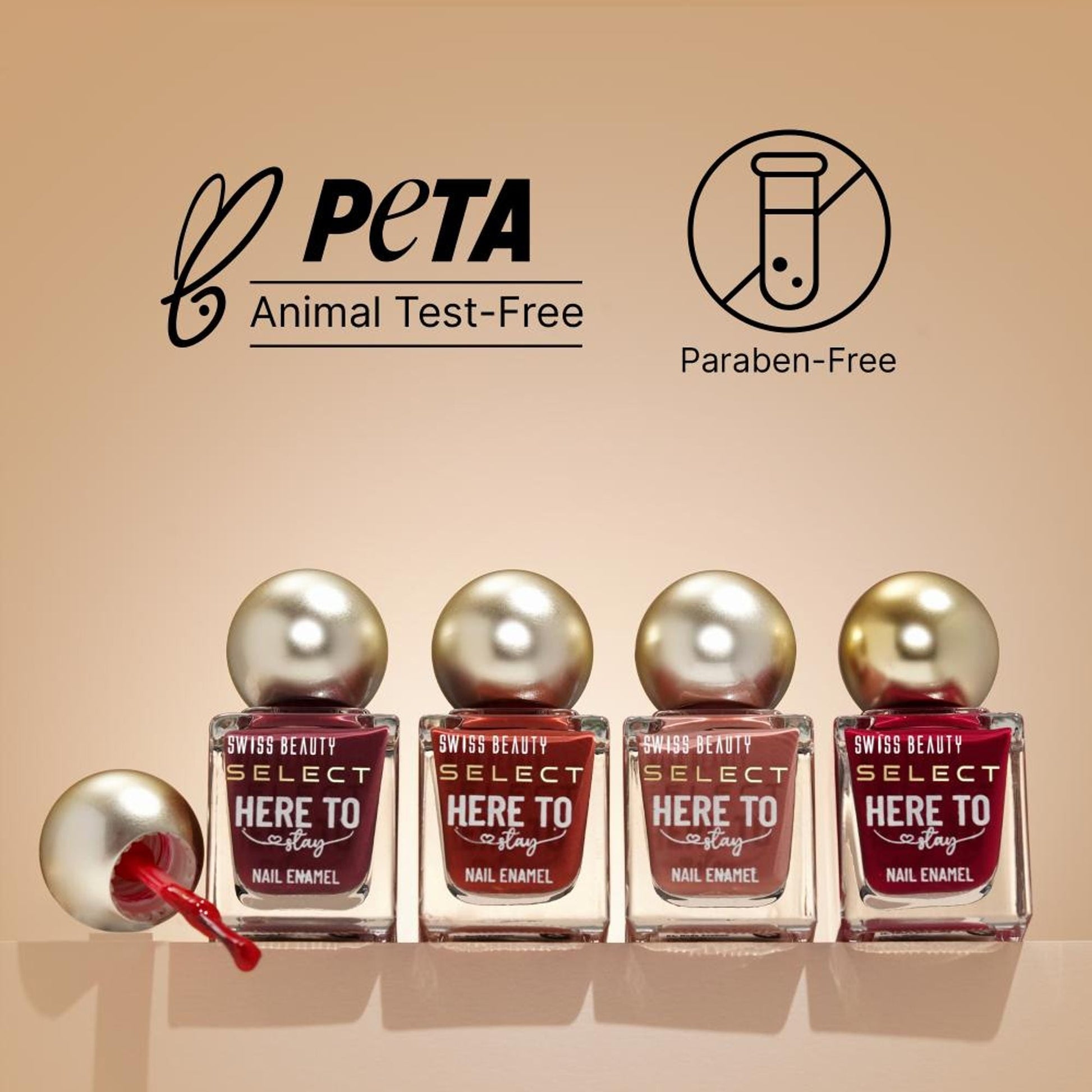 Swiss Beauty Select Here To Stay Nail Enamel - Sheer Pearl