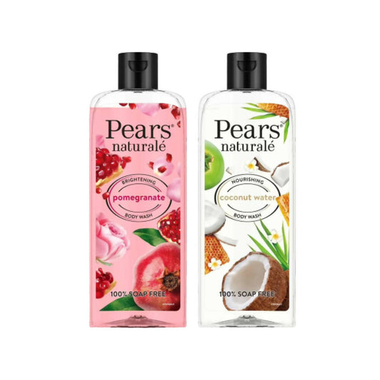 Pears Naturale Brightening Pomegranate & Nourishing Coconut Water Body Wash Combo - Grab2buy