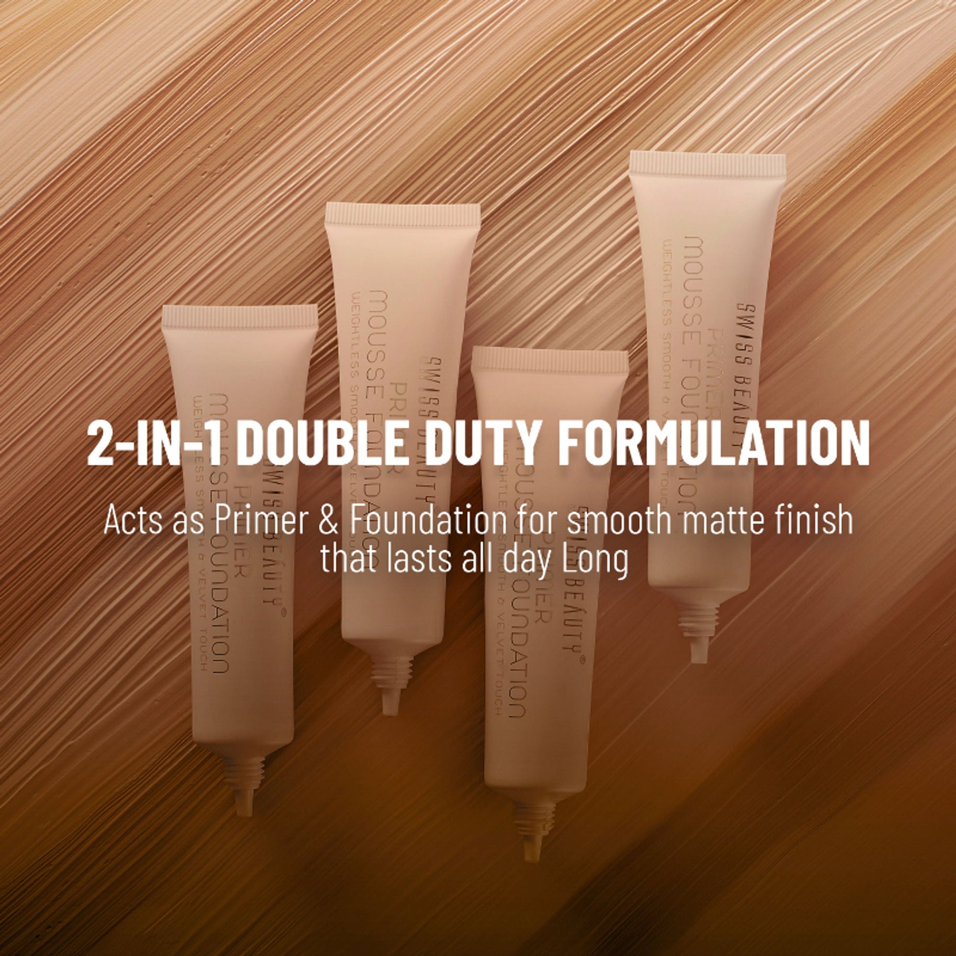 Swiss Beauty Primer Mousse Foundation - N06 Beige
