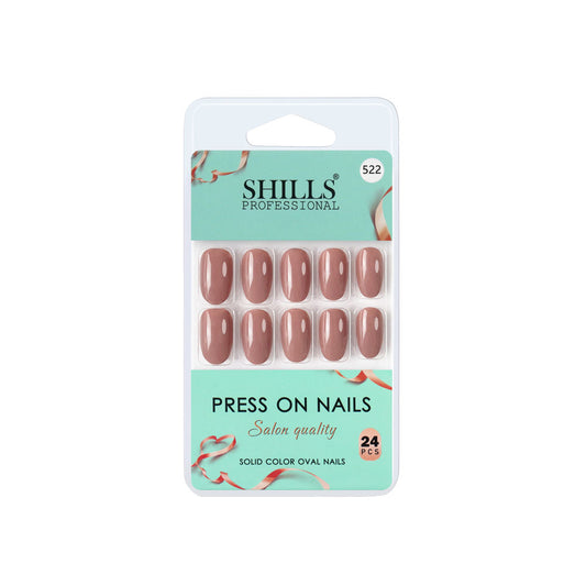 Shills Professional Reusable Press On Nails Oval - SPN522