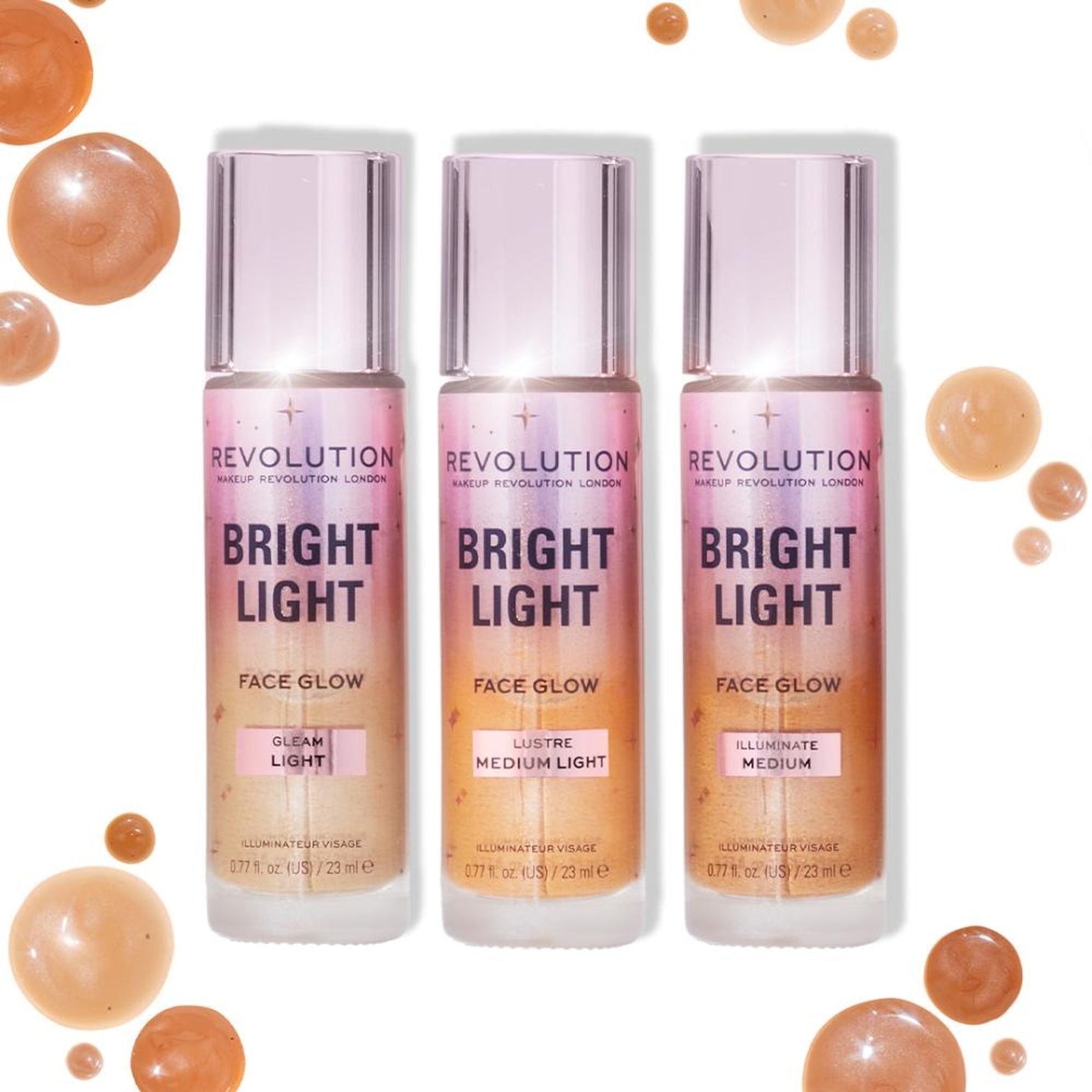 Makeup Revolution Bright Light Face Glow - Lustre Medium