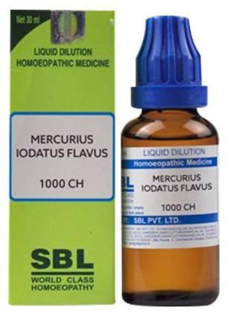 SBL Homeopathy Mercurius Iodatus Flavus Dilution 