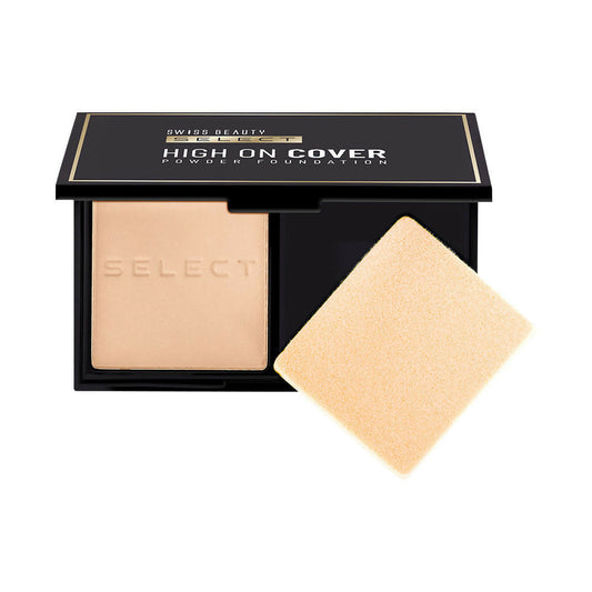 Swiss Beauty Select High On Cover Powder Foundation - 3 Fresh Beige 