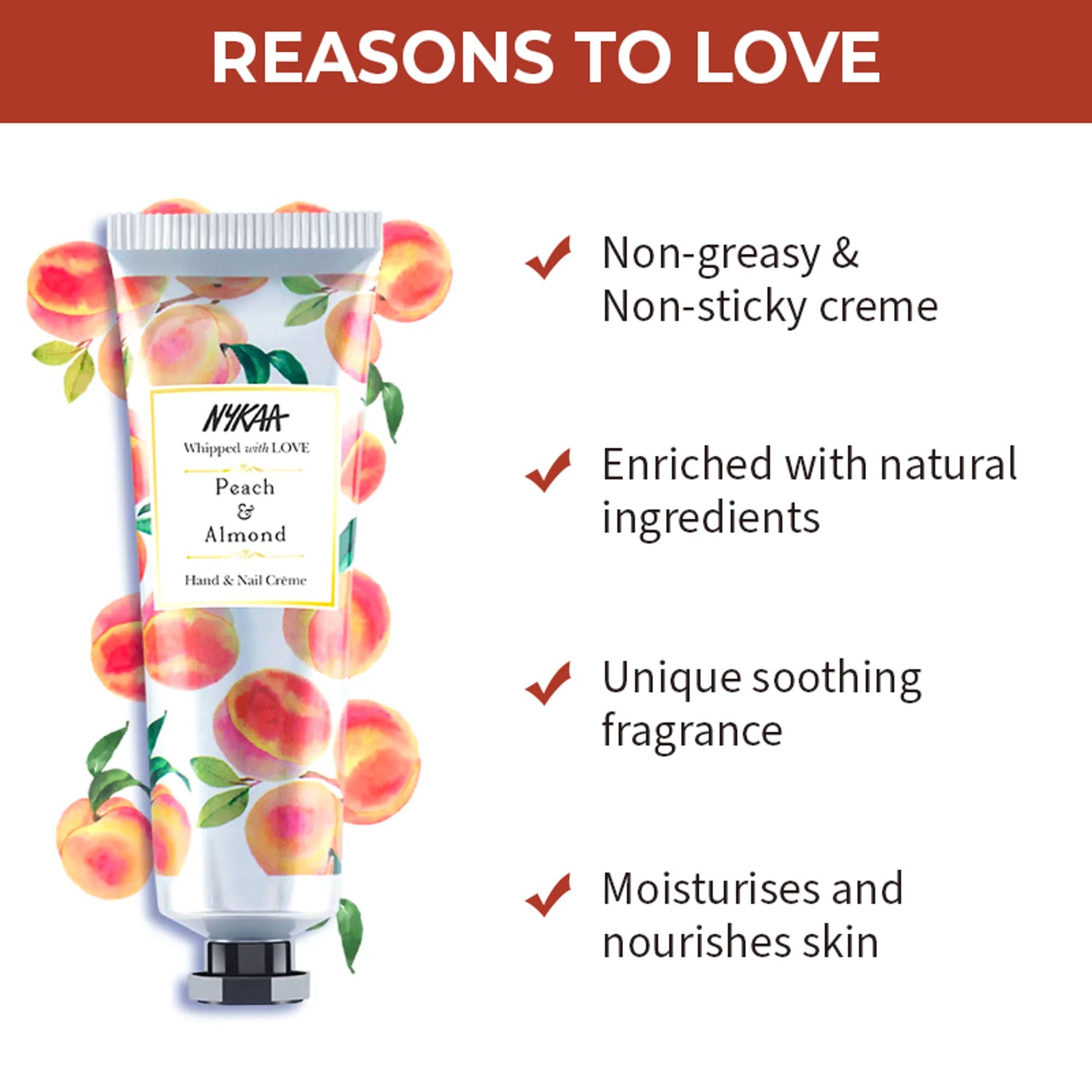 Wanderlust Hand & Nail Creme - Peach & Almond  Grab2Buy Wanderlust Grab2Buy