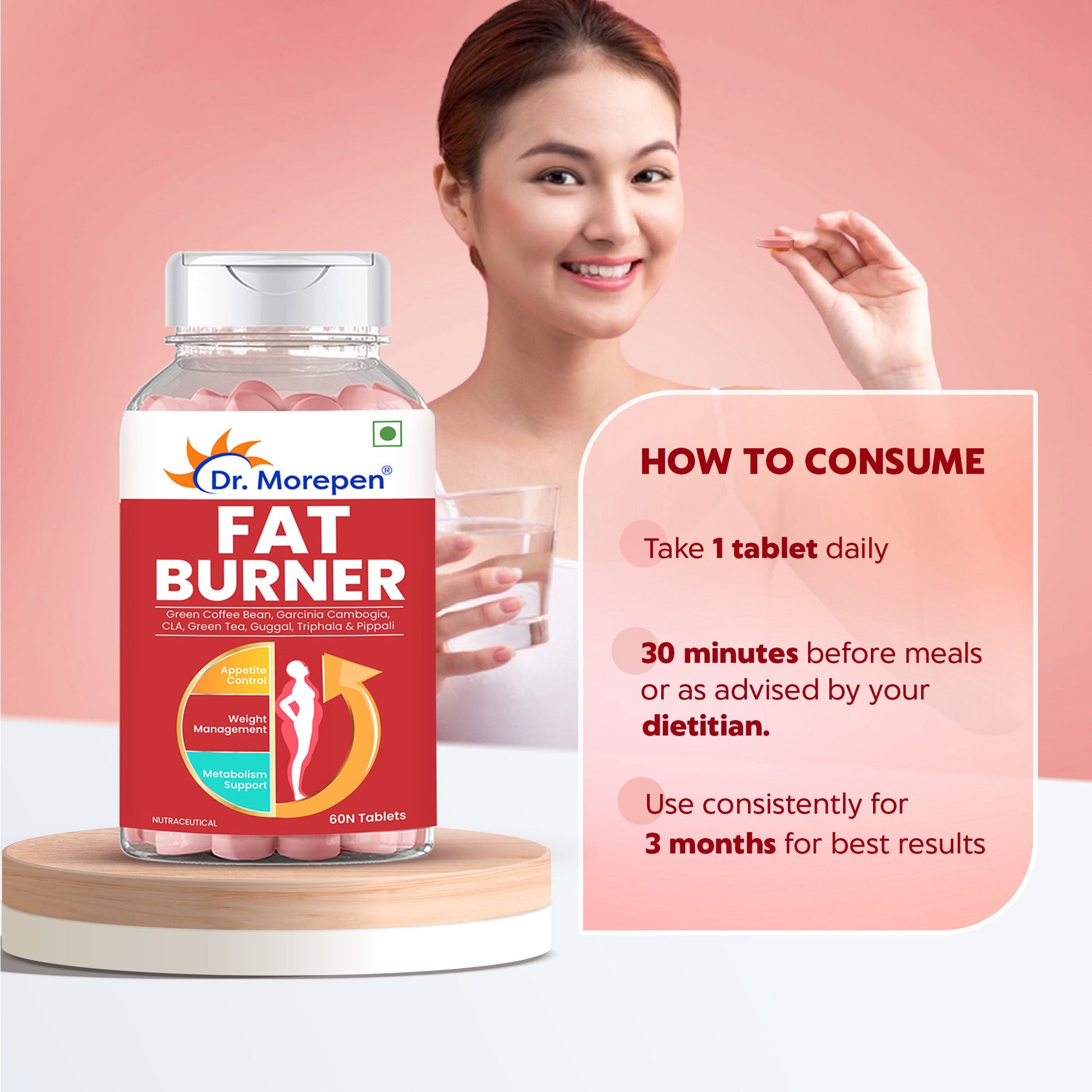 Dr. Morepen Fat Burner Tablets Dr Morepen
