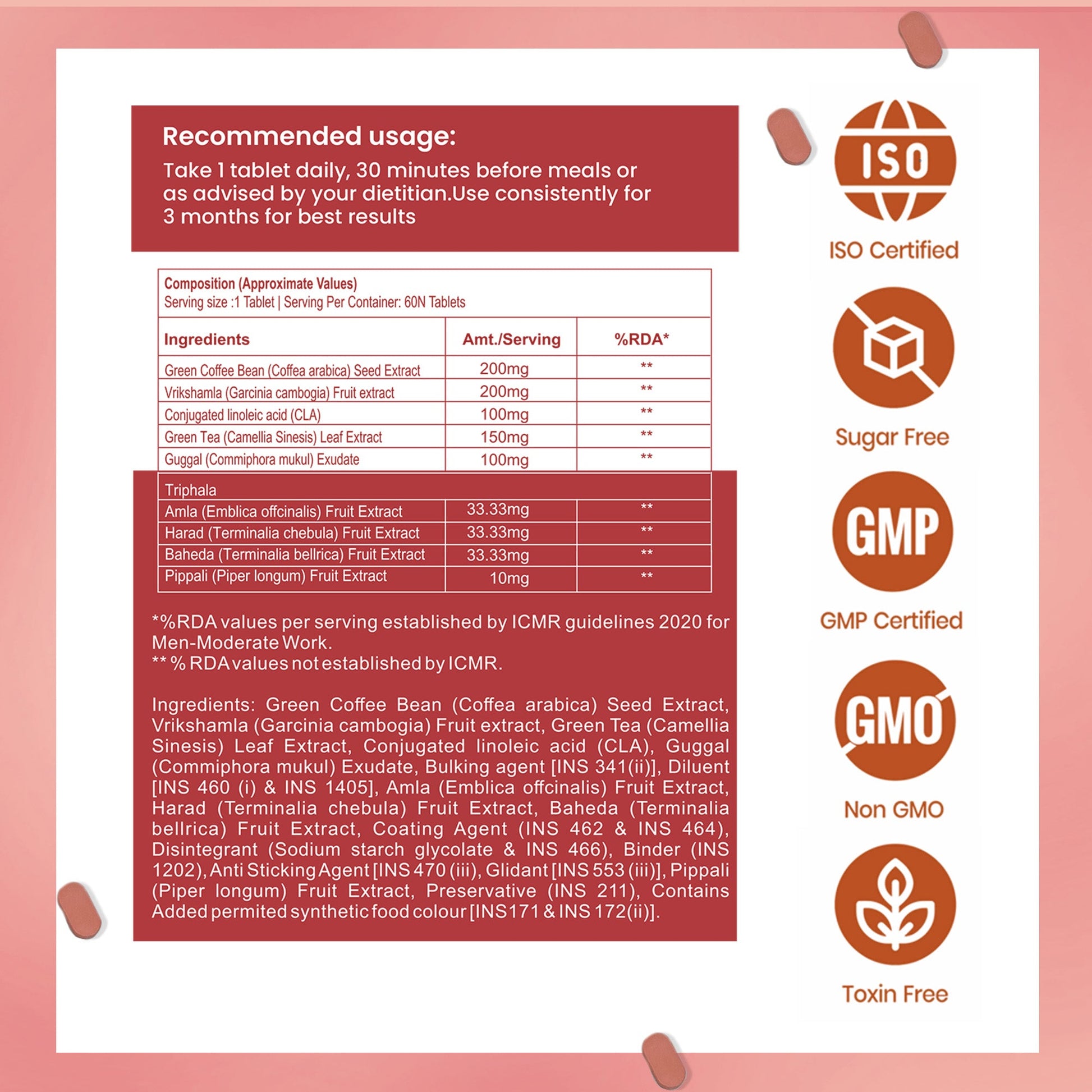 Dr. Morepen Fat Burner Tablets Dr Morepen