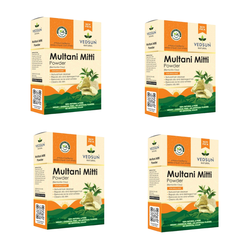 Vedsun Naturals Multani Mitti Powder for Face and Skin  Grab2Buy Vedsun Grab2Buy