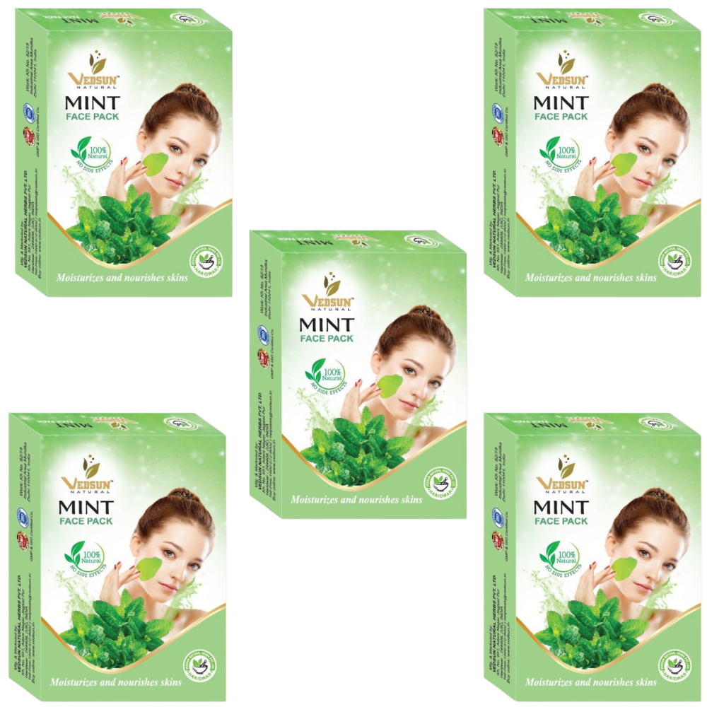 Vedsun Naturals Mint Face Pack  Grab2Buy Vedsun Grab2Buy