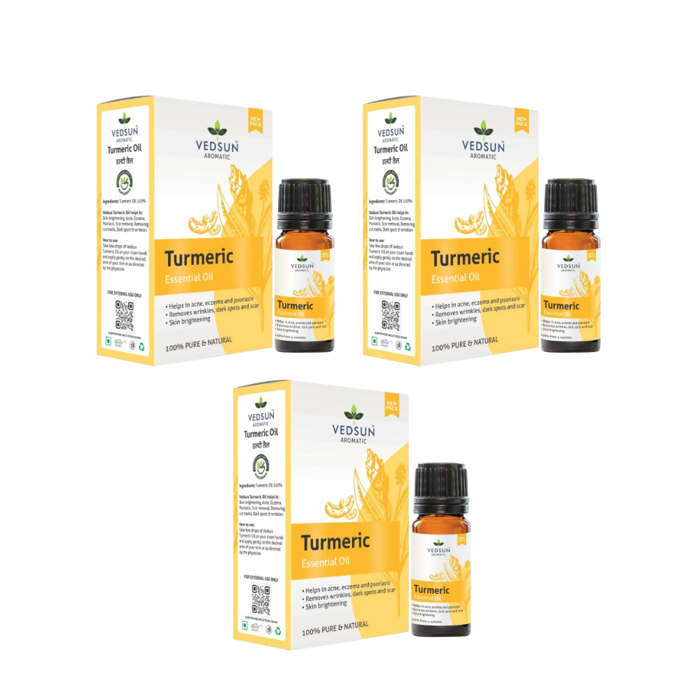 Vedsun Naturals Turmeric/Haldi Oil Pure & Organic for Skin 