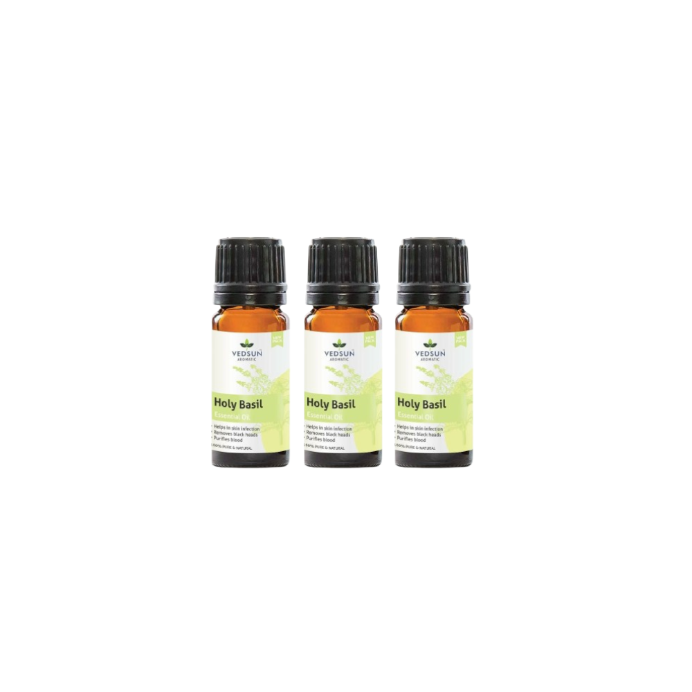 Vedsun Naturals Tulsi/Holy Basil Oil Pure & Organic for Skin 