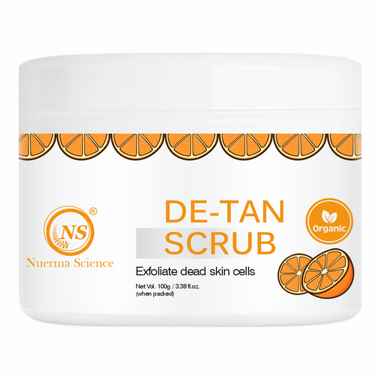 Nuerma Science De-Tan Face Scrub | Removes Blackheads, Whiteheads & Controls Excess Oil