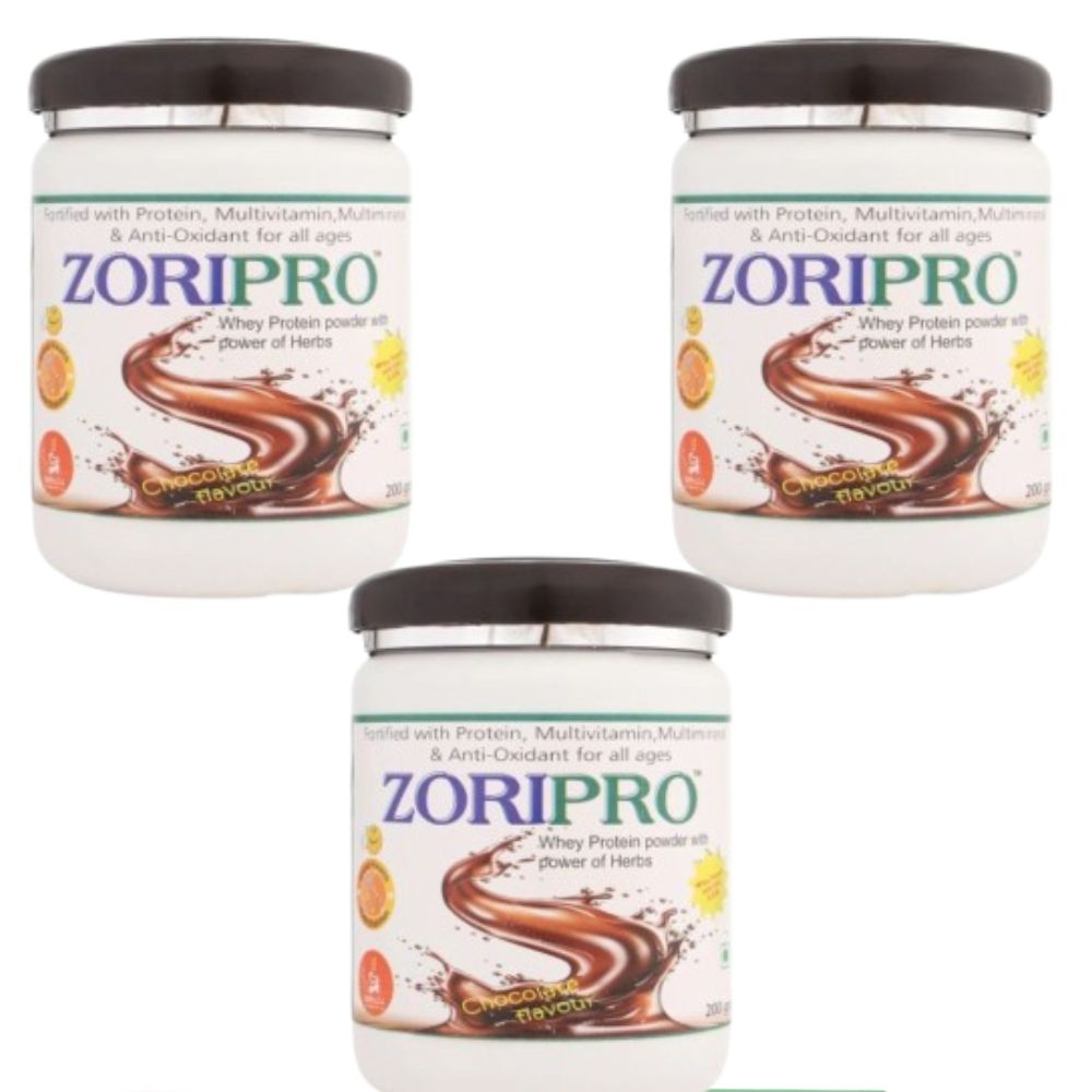 Zorilla Life Science Zoripro Protein Powder - Chocolate I Multivitamin I Multimineral I Anti-Oxidant for all ages I with Power of Herbs 